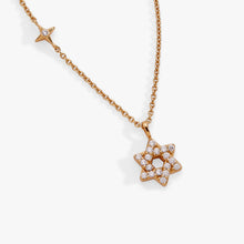 Load image into Gallery viewer, Star of David Delicate Pave Crystal Pendant Necklace
