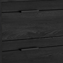 Load image into Gallery viewer, Modern Bedroom Nightstand in Grey Black Wood Finish