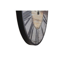 Load image into Gallery viewer, Gray Oversized Distressed Paris Wood Wall Clock