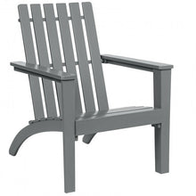 Load image into Gallery viewer, Indoor/Outdoor Acacia Wood Adirondack Lounge Armchair - Grey