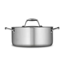 Load image into Gallery viewer, Stainless Steel Tri-Ply Clad 5-Quart Dutch Oven with Lid