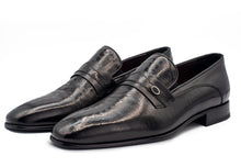 Load image into Gallery viewer, The Bangkok Black Penny Loafer Men Shoe