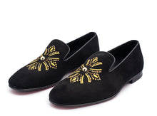 Load image into Gallery viewer, The Lazio Shoe Black Suede Slip-on Loafer Men Shoe