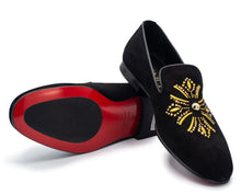Load image into Gallery viewer, The Lazio Shoe Black Suede Slip-on Loafer Men Shoe