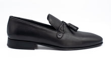 Load image into Gallery viewer, The Modica Black Leather Tassel Loafer Final Sale!