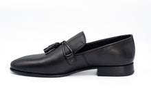Load image into Gallery viewer, The Modica Black Leather Tassel Loafer Final Sale!