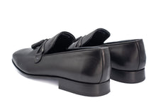 Load image into Gallery viewer, The Modica Black Leather Tassel Loafer Final Sale!