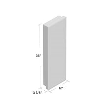 Load image into Gallery viewer, Narrow Bathroom Medicine Cabinet Frameless Mirror 12 x 36 inch