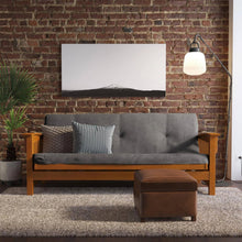 Load image into Gallery viewer, Full size 6-inch Thick Futon Mattress in Grey