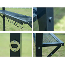 Load image into Gallery viewer, 8-Ft x 5-Ft Steel Frame Outdoor Grill Gazebo with Vented Canopy