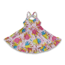 Load image into Gallery viewer, Sleeveless princess pink cute baby girls summer dresses