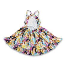 Load image into Gallery viewer, Sleeveless princess yellow cute baby girls summer dresses