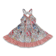 Load image into Gallery viewer, Sleeveless princess floral cute baby girls summer dresses