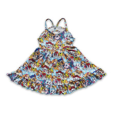Load image into Gallery viewer, Sleeveless dog print cute baby girls summer dresses