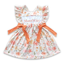 Load image into Gallery viewer, Mama's girl floral mother's day baby girls dress