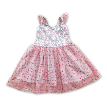 Load image into Gallery viewer, Cat flutter sleeves tulle baby girls dress