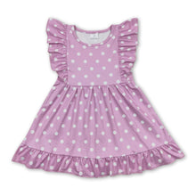 Load image into Gallery viewer, Flutter sleeves polka dots baby girls summer dresses