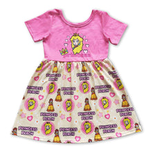 Load image into Gallery viewer, Short sleeves princess kids girls dresses