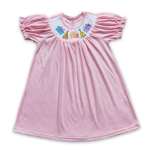 Load image into Gallery viewer, Happy birthday gifts smocked kids girls dresses