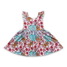 Load image into Gallery viewer, Gingerbread candy milk girls tulle Christmas dresses