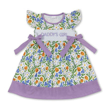 Load image into Gallery viewer, Lavender floral daddy's girl children dresses