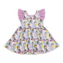 Load image into Gallery viewer, Flutter sleeves princess baby girls dresses