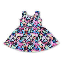 Load image into Gallery viewer, Sleeveless tie dye beach girls summer dresses