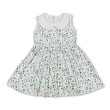 Load image into Gallery viewer, Sleeveless floral baby girls summer dress