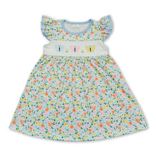 Load image into Gallery viewer, Flutter sleeves floral butterfly baby girls dresses
