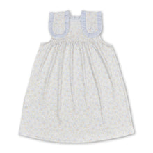 Load image into Gallery viewer, Plaid sleeveless floral kids girls summer dresses