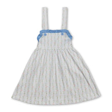 Load image into Gallery viewer, Straps ruffle floral baby girls summer dresses