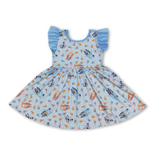 Load image into Gallery viewer, Flutter sleeves ice cream dog kids girls summer dress