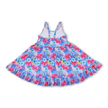 Load image into Gallery viewer, Straps floral ruffle baby girls summer dresses