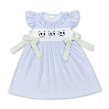 Load image into Gallery viewer, Flutter sleeves cows kids girls summer dress