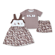 Load image into Gallery viewer, Straps duck pheasant deer camo kids girls dresses