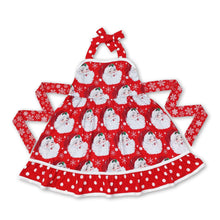 Load image into Gallery viewer, Santa snowflake ruffle baby girls Christmas halter dresses