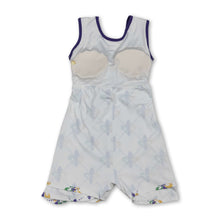 Load image into Gallery viewer, Purple green yellow sleeveless girls Mardi Gras athletic dress