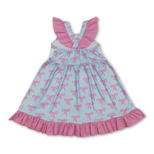Load image into Gallery viewer, Flutter sleeves mama's girl bows kids ruffle dresses