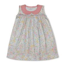 Load image into Gallery viewer, Sleeveless doll collar floral baby girls spring summer dress
