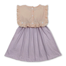 Load image into Gallery viewer, Sleeveless ruffle stripe kids girls summer dresses
