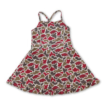 Load image into Gallery viewer, Straps camo hogs kids girls team athletic dress