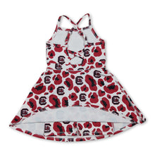 Load image into Gallery viewer, Straps leopard C kids girls team athletic dresses