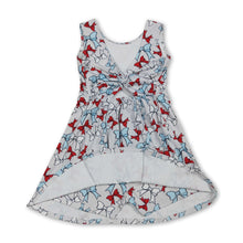 Load image into Gallery viewer, Sleeveless bows kids girls summer athletic dresses