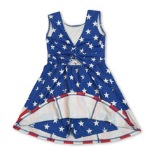 Load image into Gallery viewer, Stars stripe ice cream sprinkle girls 4th of july athletic dress