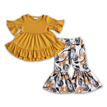 Load image into Gallery viewer, Mustard tunic boots pants girls fall clothing