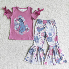 Load image into Gallery viewer, Off shoulder donkey shirt pants kids baby clothes