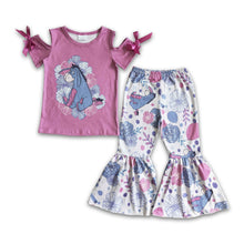 Load image into Gallery viewer, Off shoulder donkey shirt pants kids baby clothes