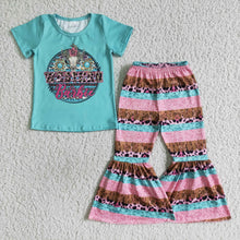 Load image into Gallery viewer, Go party shirt match bell bottom pants girls western outfits