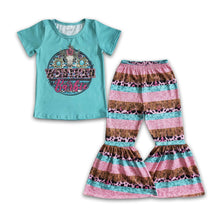Load image into Gallery viewer, Go party shirt match bell bottom pants girls western outfits