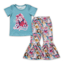 Load image into Gallery viewer, Floral boots kids girls singer clothing set